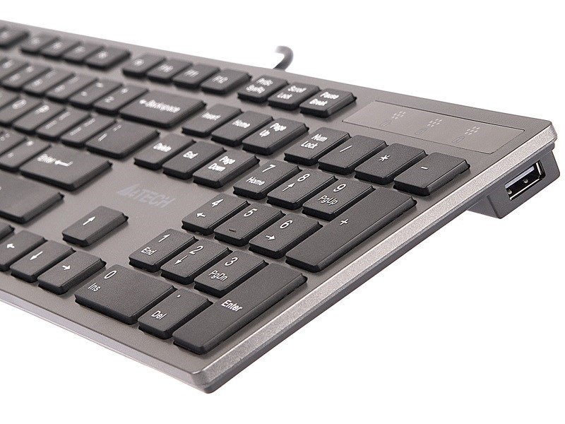 A4Tech KV-300H tastatur USB QWERTY Sort, Gr #7