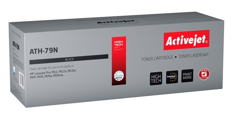 Activejet ATH-79N (erstatning HP 79A CF279A; Supreme; 2000 sider; sort) #1