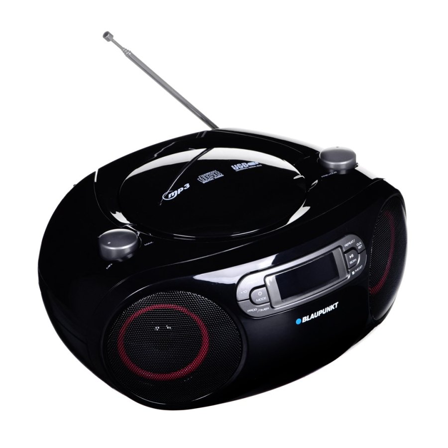 Radio Blaupunkt BB18BK B�rbar cd-afspiller sort #2