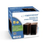 Esperanza 2.0 FOLK hjttalerst 2.0 kanaler 6 W Tr #4