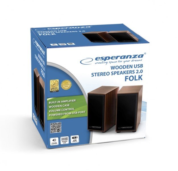Esperanza 2.0 FOLK hjttalerst 2.0 kanaler 6 W Tr #4