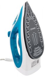 Esperanza EHI002 strygejern Dampstrygejern Keramisk strygesl Bl, Hvid 2200 W #3