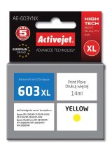 Activejet Ink AE-603YNX (erstatning Epson 603XL T03A44; Supreme; 14 ml; gul) #1