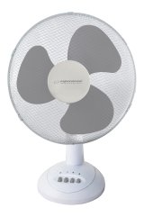 Esperanza EHF003WE, 12'' skrivebordsventilator, hvid-gr #1