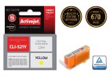 Activejet blk ACC-521YN (erstatning Canon CLI-521Y; Supreme; 10 ml; gul) #2