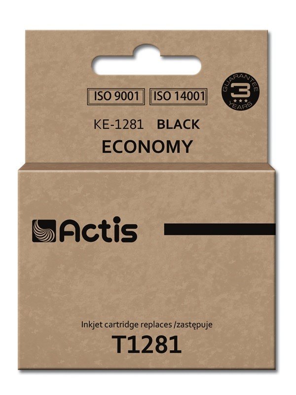 Actis KE-1281 blk (erstatning Epson T1281; Standard; 15 ml; sort) #1