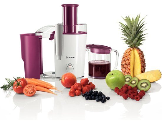 Bosch MES25C0 citruspresser og juicemaskine Frugtpresser 700 W Cherry (fruit), Transparent, Hvid #7