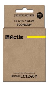 Actis KB-1240Y blk (erstatning Brother LC1240Y/LC1220Y; Standard; 19 ml; gul) #1