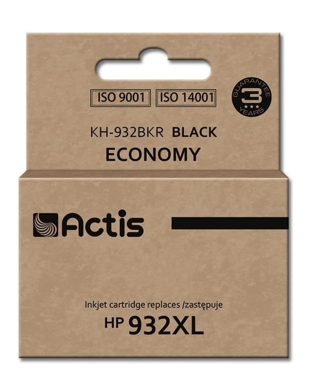 Actis KH-932BKR Blk (erstatning HP 932XL CN053AE; Standard; 30 ml; sort) #1
