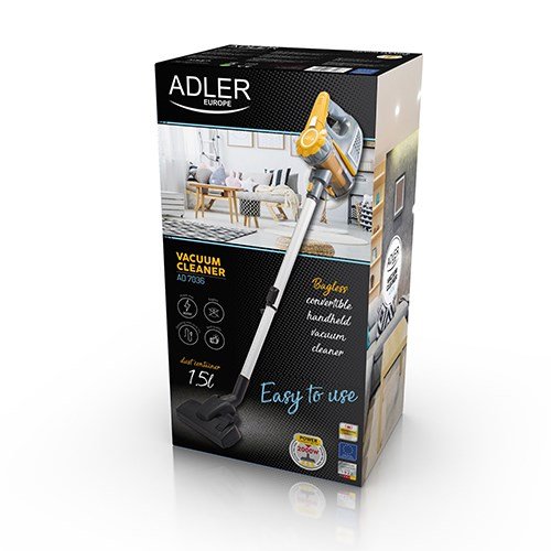 Adler AD 7036 hndholdt stvsuger Posels Sort, Bronze, Gr, Orange, Transparent #7