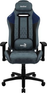 Aerocool DUKE AeroSuede Universal gamingstol Sort, Bl #1