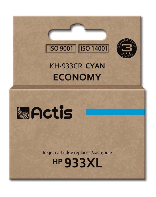 Actis KH-933CR blk (erstatning HP 933XL CN054AE; Standard; 13 ml; bl) #1