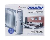 Mesko MS 7806 varmeapparat Olie elektrisk omrdevarmer Indendrs Hvid 1200 W #5