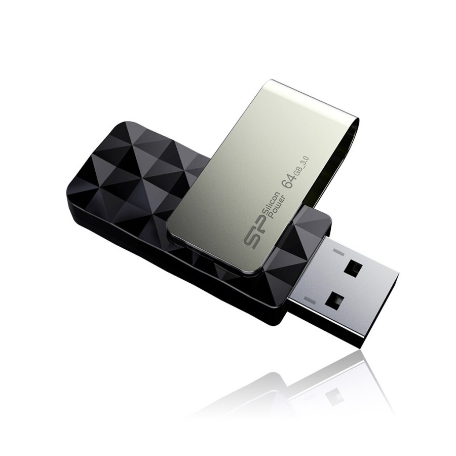 Silicon Power Blaze B30 64 GB USB Type-A 3.0 (3.1 Gen 1) hukommelsespind Sort #2