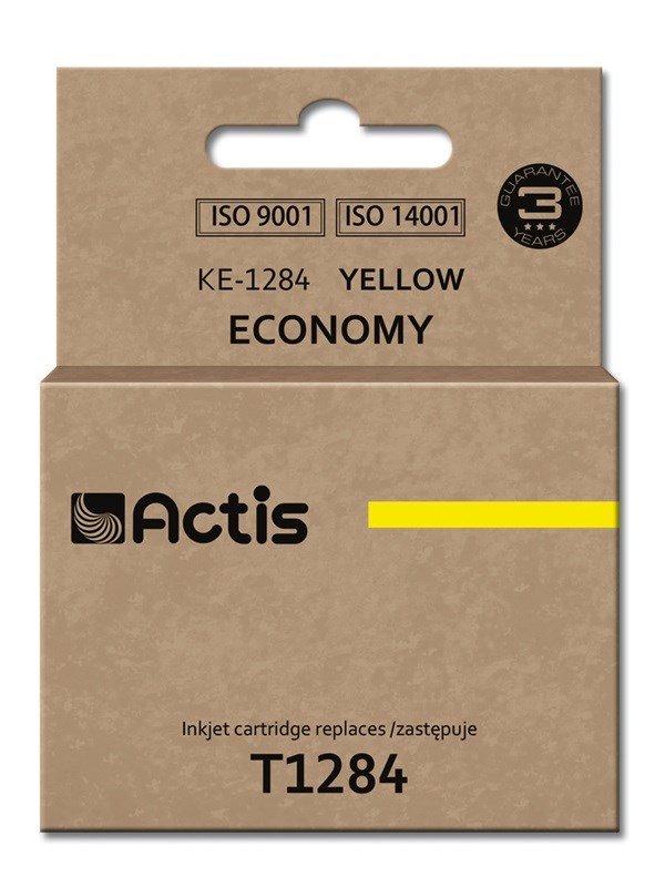 Actis KE-1284 blk (erstatning Epson T1284; Standard; 13 ml; gul) #1