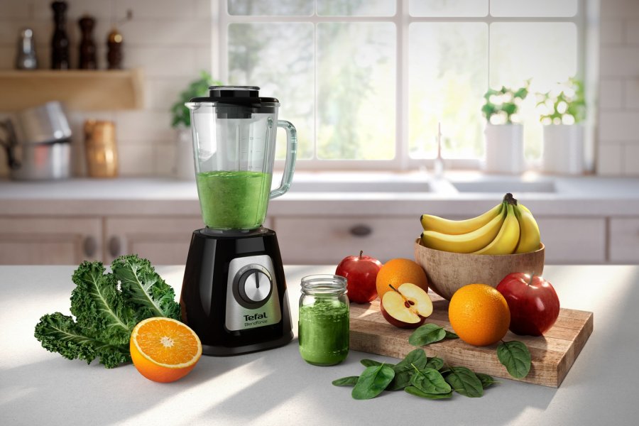 Tefal BlendForce II BL4358 blender 1,25 L Bordplade blender 800 W Sort, Brstet stl #13