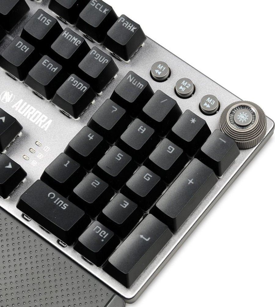 iBox Aurora K-3 USB QWERTY-tastatur Slv #12