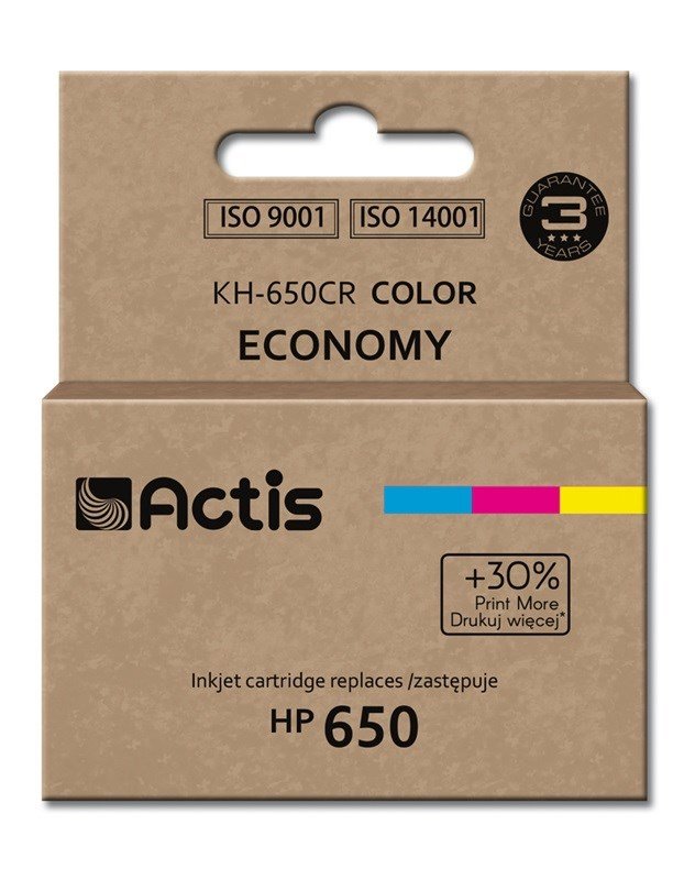 Actis KH-650CR blk (erstatning HP 650 CZ102AE; Standard; 9 ml; farve) #1
