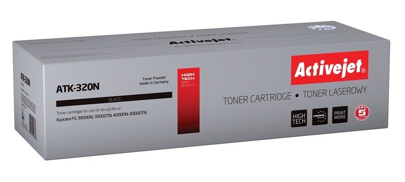 Activejet Tonerpatron ATK-320N (Kyocera erstatning TK-320; Supreme; 15000 sider; sort) #1