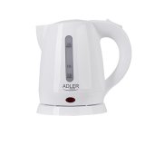 Adler AD 1272 elkedel 1 L 1600 W Hasselnd, Hvid #3