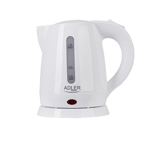 Adler AD 1272 elkedel 1 L 1600 W Hasselnd, Hvid #3