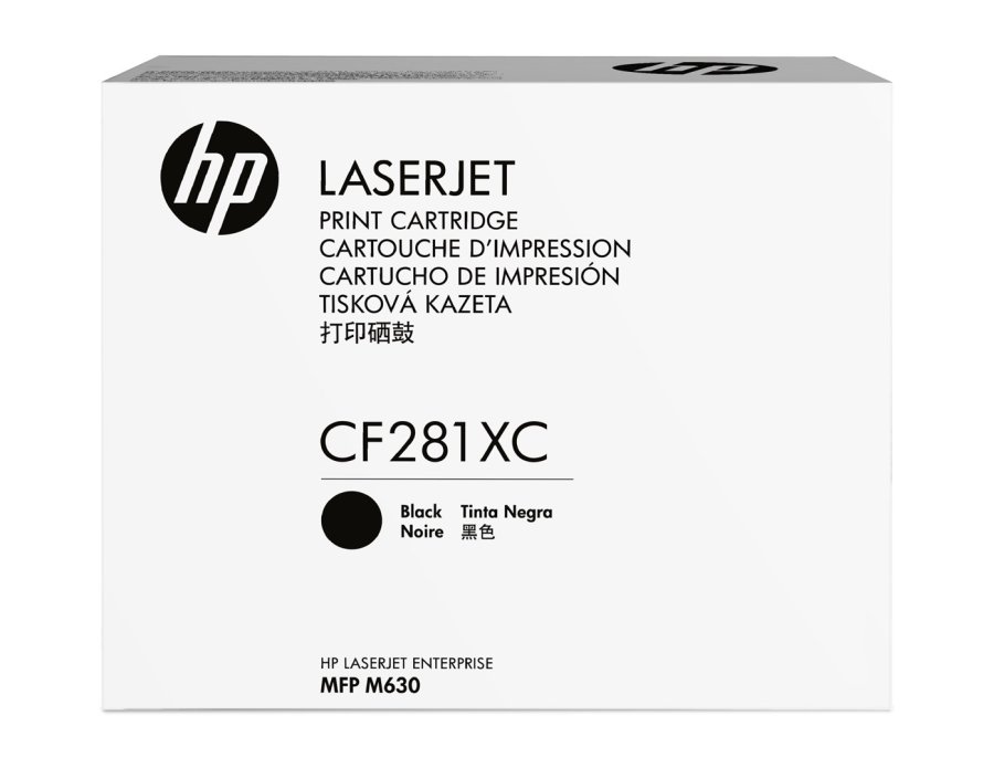 HP CONTRACT Cartridge No.81X Black CF281XC #1