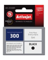 Activejet AH-300BR blk (erstatning HP 300 CC640EE; Premium; 6 ml; sort) #1