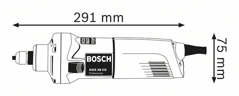 Bosch 0 601 220 100 lige sliber 10000 rpm 650 W #3