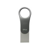 Silicon Power Mobile C80 USB 64 GB USB Type-A / USB Type-C 3.0 (3.1 Gen 1) Titanium #1