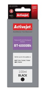 Activejet AB-6000Bk blk (erstatning Brother BT-6000BK; Supreme; 100 ml; sort) #1