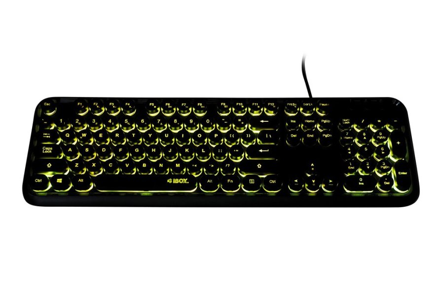 TASTATUR I-BOX PULSAR IKS620, LED, KABLET #10