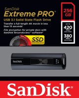 SanDisk Extreme Pro USB-ngle 256 GB USB Type-A 3.2 Gen 1 (3.1 Gen 1) Sort #7