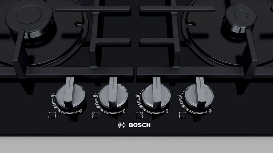 Bosch Serie 4 PNH6B6B90 kogeplade Sort Indbygget 60 cm Gaskomfur 4 zone(s) #13