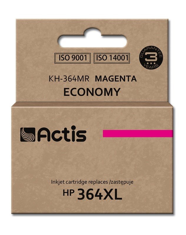 Actis KH-364MR blk (erstatning HP 364XL CB324EE; Standard; 12 ml; rd) #1