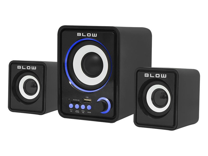 BLOW 66-377# h�jttaler 3-vejs 3 W Sort Tr�dl�s #1