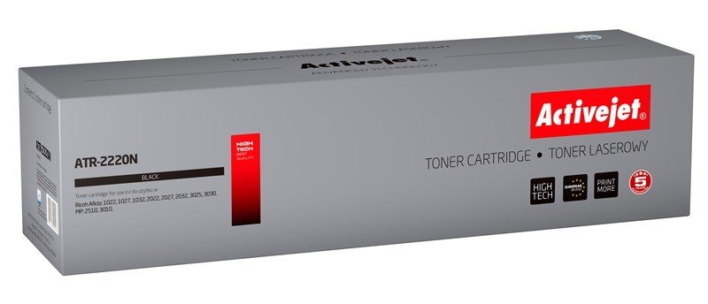 Activejet Tonerpatron ATR-2220N (erstatning Ricoh 2220D 885266; Supreme; 11000 sider; sort) #1