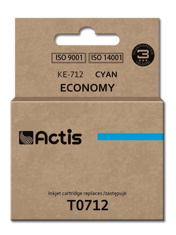 Actis KE-712 blk (erstatning Epson T0712, T0892, T1002; Standard; 13,5 ml; bl) #1