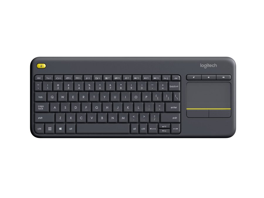 Logitech K400 Plus tastatur RF trdlst QWERTY Hollandsk Sort #1