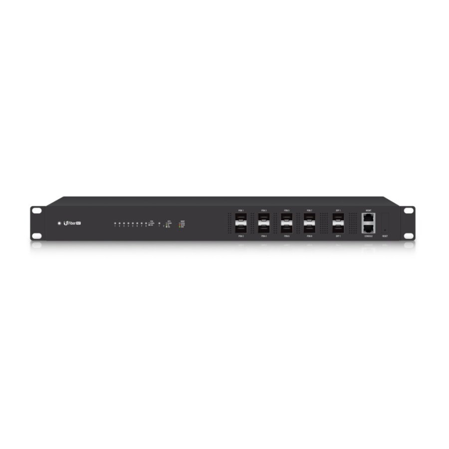 Ubiquiti U Fiber, OLT Administreret 1U Sort #1