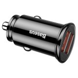 Car charger Baseus Circular 2xUSB QC3.0 5A 30W (black) #3