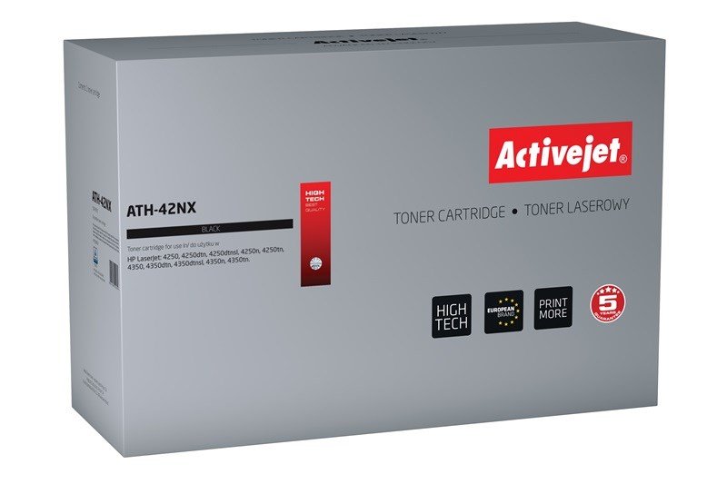Activejet ATH-42NX (erstatning HP 42X Q5942X; Supreme; 20000 sider; sort) #1
