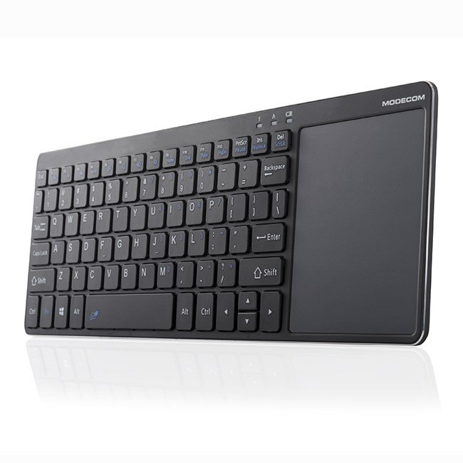 Modecom MC-TPK1 tastatur RF trdlst QWERTY Engelsk Sort #1