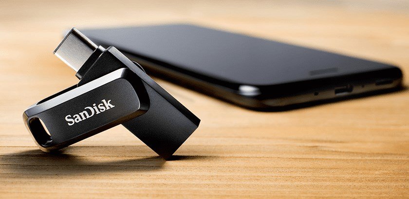 SanDisk Ultra Dual Drive Go USB-ngle 64 GB USB Type-A / USB Type-C 3.2 Gen 1 (3.1 Gen 1) Sort #10