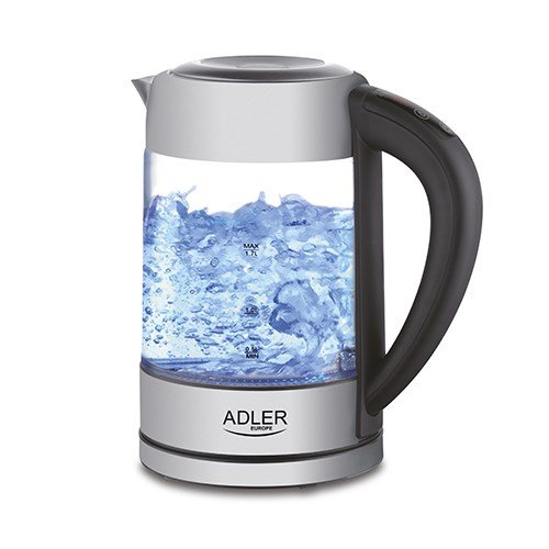 Adler AD 1247 NEW elkedel 1,7 L 2200 W Sort, Rustfrit stl, Transparent #3