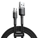 Baseus Cafule 2.4A 1m Micro USB-kabel (gr/sort) #1