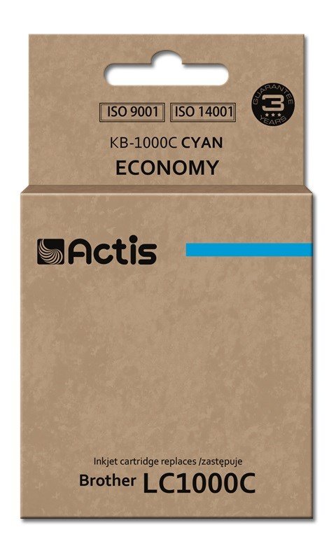 Actis KB-1000C blk (erstatning Brother LC1000C/LC970C; Standard; 36 ml; bl) #1