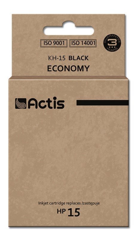 Actis KH-15 blk (erstatning HP 15 C6615N; Standard; 44 ml; sort) #1