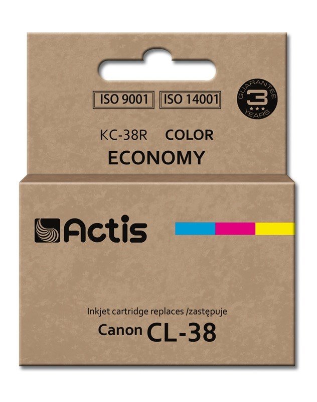 Actis KC-38R bl�k (Canon CL-38 erstatning; Standard; 12 ml; farve) #1