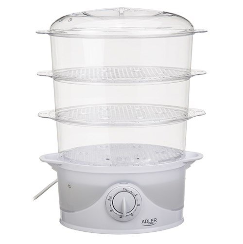 Adler AD 633 dampkoger 3 kurv(e) Hvid Fritstende 800 W #13