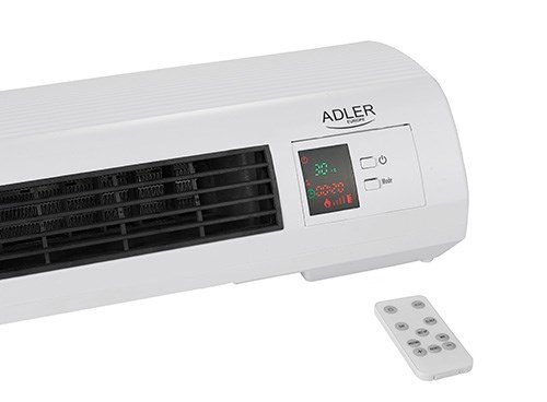 Adler AD 7714 varmeapparat Indendrs Sort, Hvid 2200 W Blser med elektrisk omrdevarmer #3